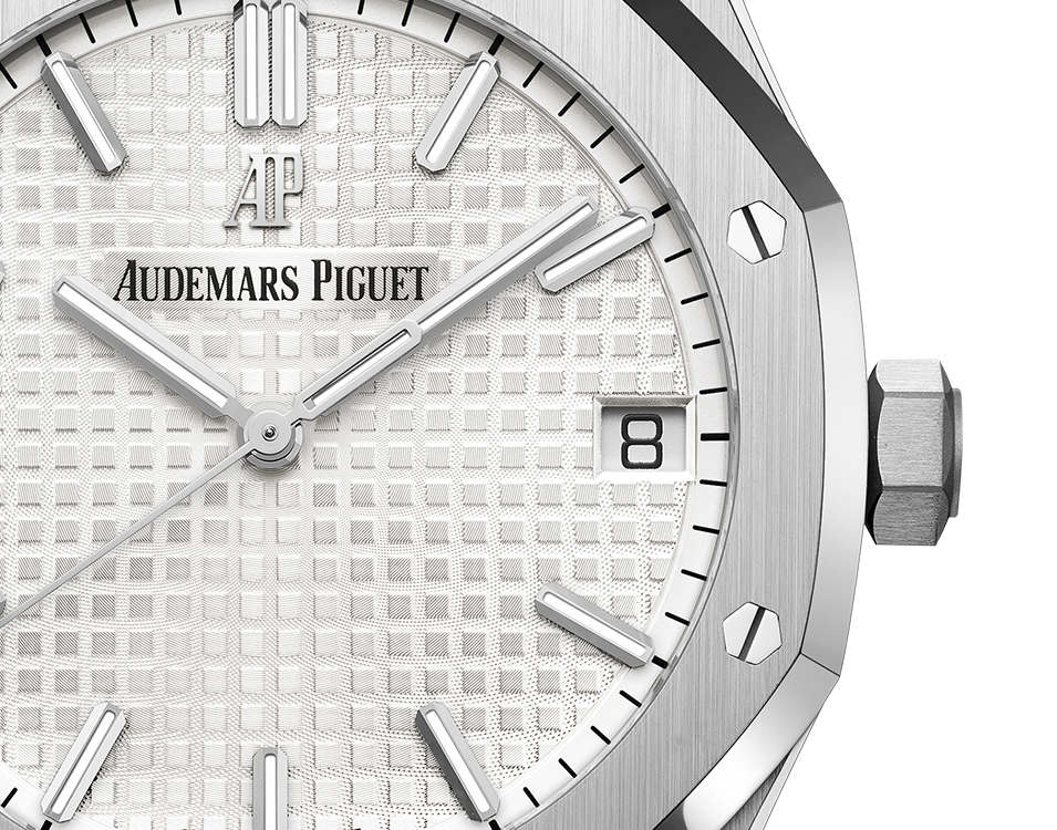 Audemars Piguet Royal Oak Fond Blanc. Homme
