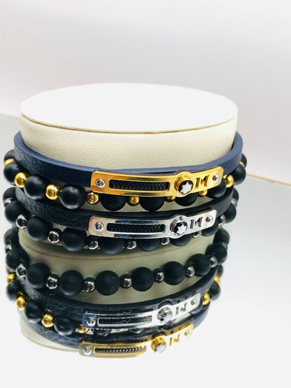 bracelet cuir de Luxe Pour Homme / H30090