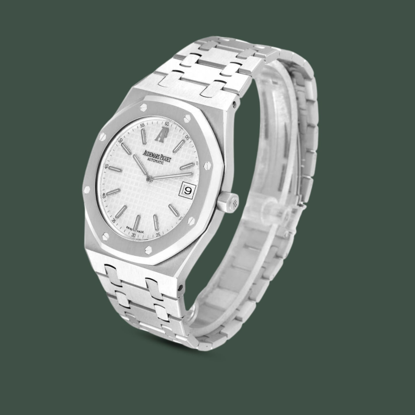 Audemars Piguet Royal Oak Fond Blanc. Homme