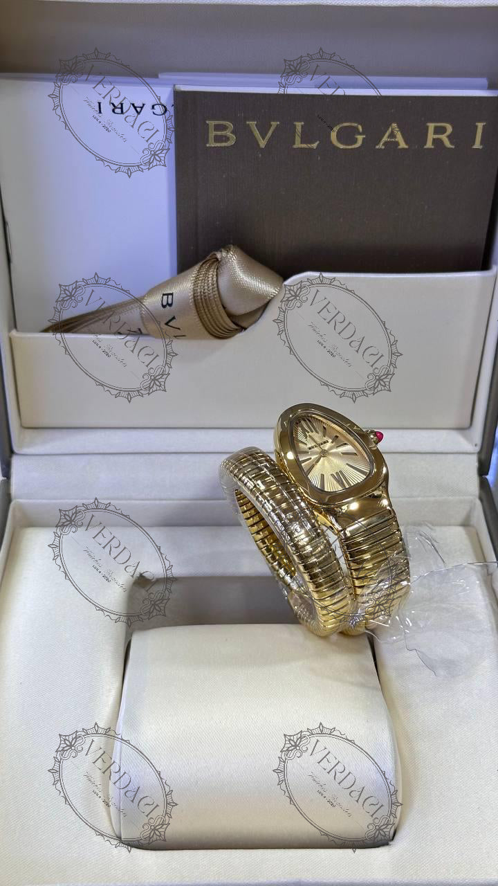 Bvlgari Serpenti Tubogas Montre full gold