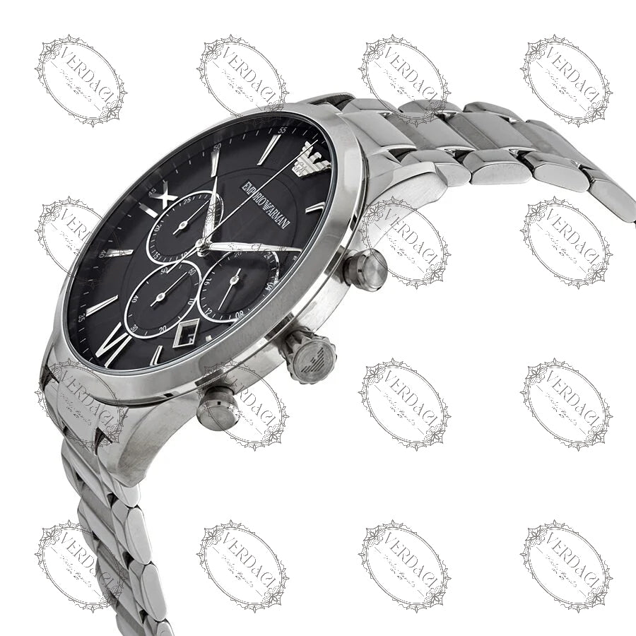 EMPORIO ARMANI CHRONOGRAPH QUARTZ BLACK DIAL  AR11208