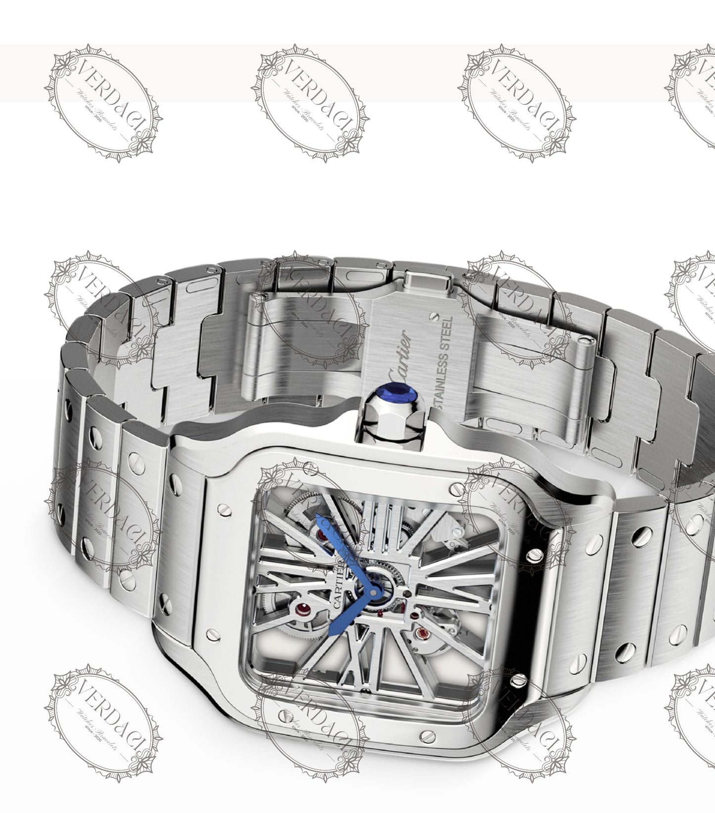 Cartier Santos De Cartier Skeleton WHSA0015