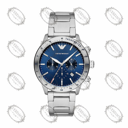 Emporio Armani AR11306 chronographe bleu