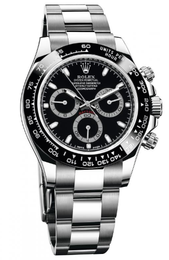 Daytona Cosmographe Fond Noir Montre Pour Homme