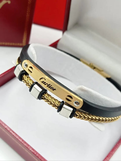 Bracelet de Luxe En Cuir Pour Homme / H30049