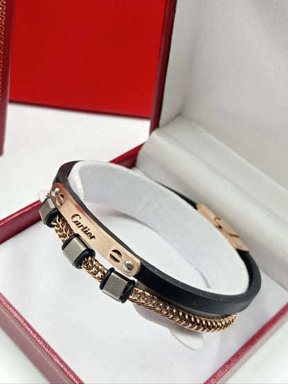 Bracelet de Luxe En Cuir Pour Homme / H30049