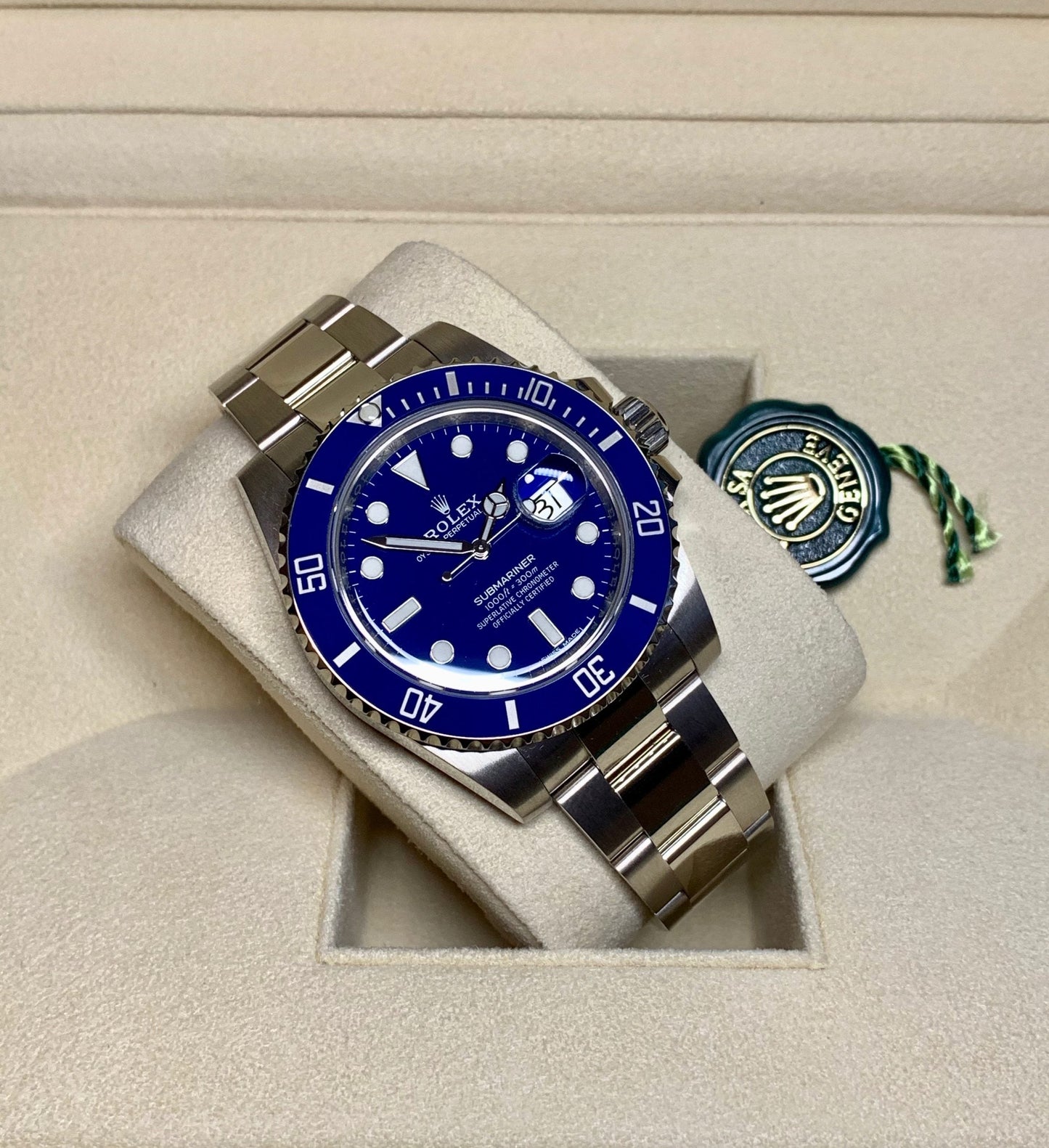 Montre Rolex Submariner Date "SMURF" 116619LB Pour Homme