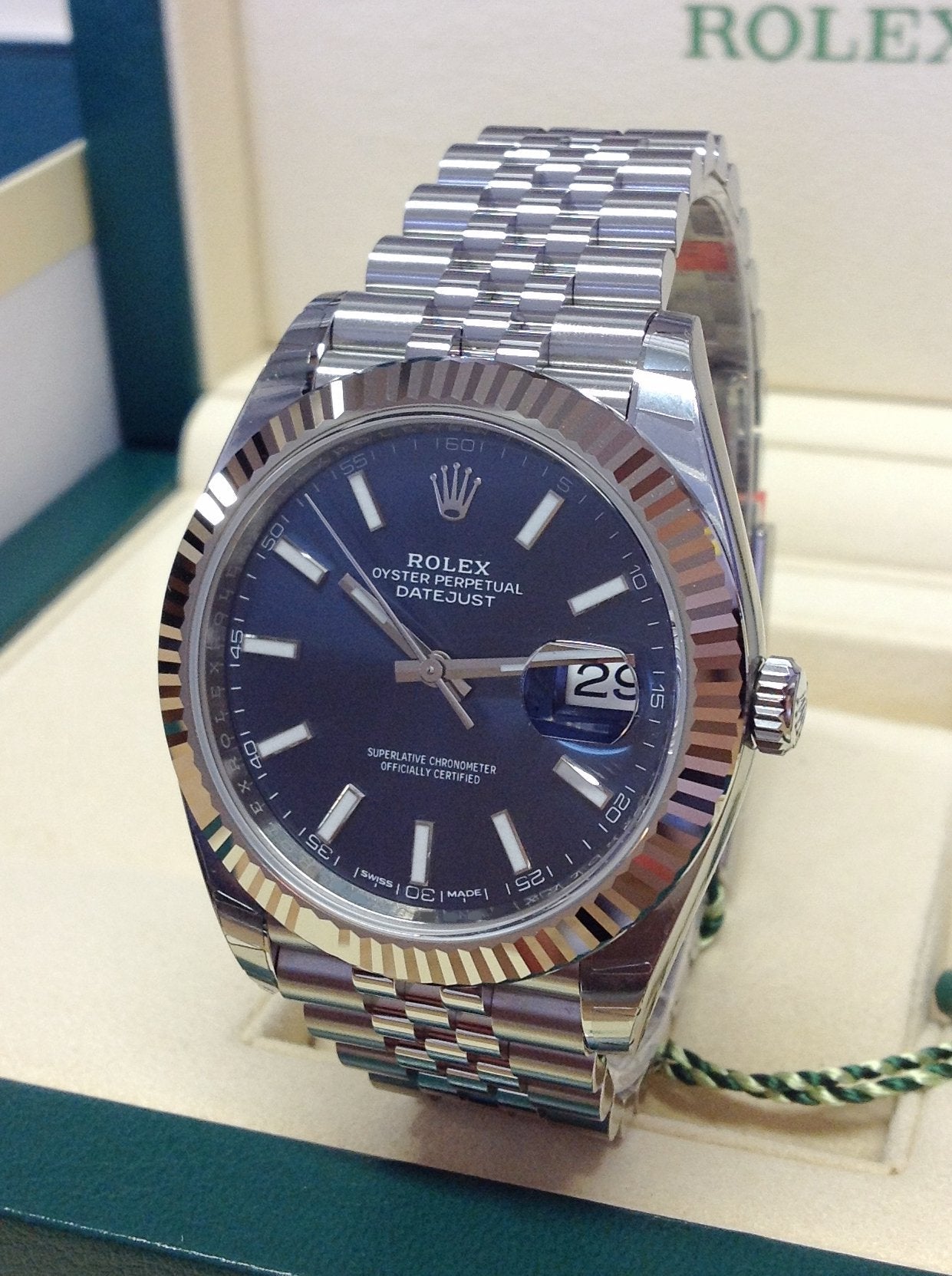 Datejust 41 Bleu jubilé Pour Homme