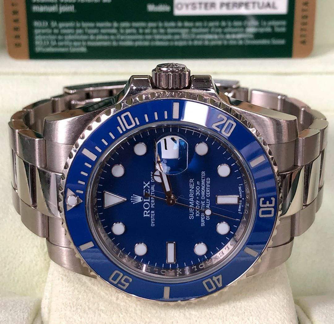 Montre Rolex Submariner Date "SMURF" 116619LB Pour Homme