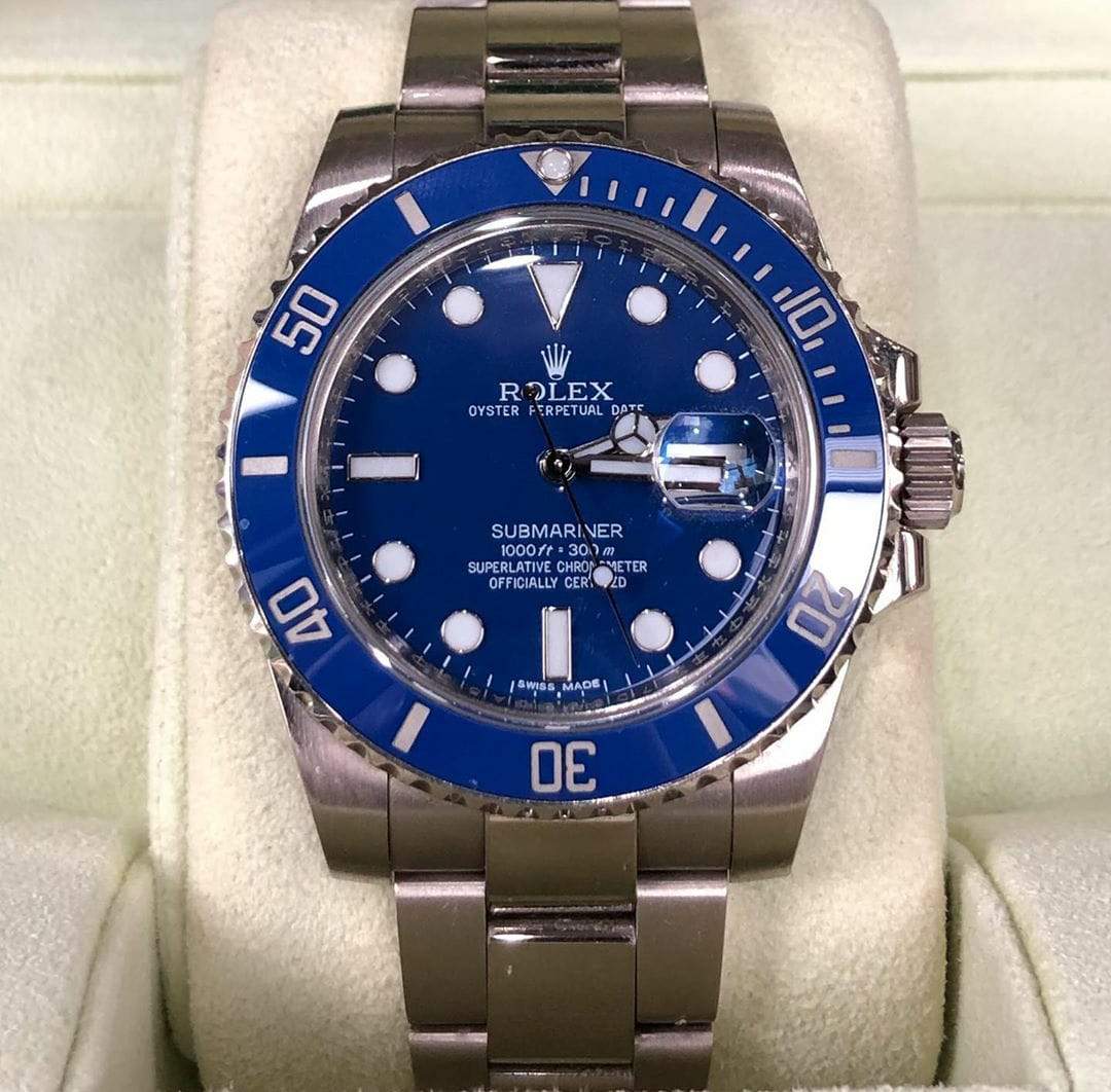 Montre Rolex Submariner Date "SMURF" 116619LB Pour Homme