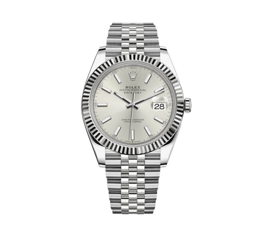 Datejust 126334-0004 Silver 41 mm Pour Homme