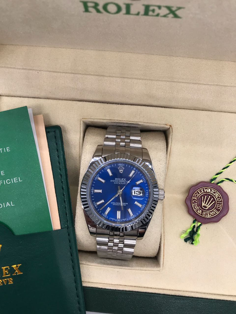 Datejust 41 Bleu jubilé Pour Homme